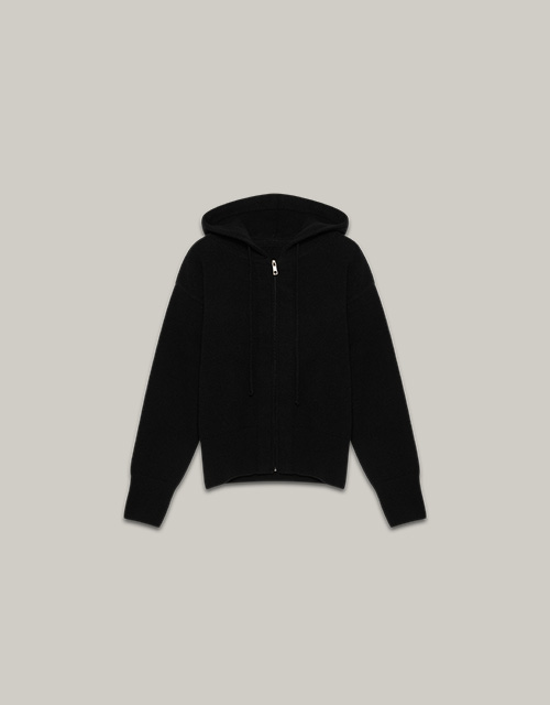 2024 knit hoodie zipup (블랙only)